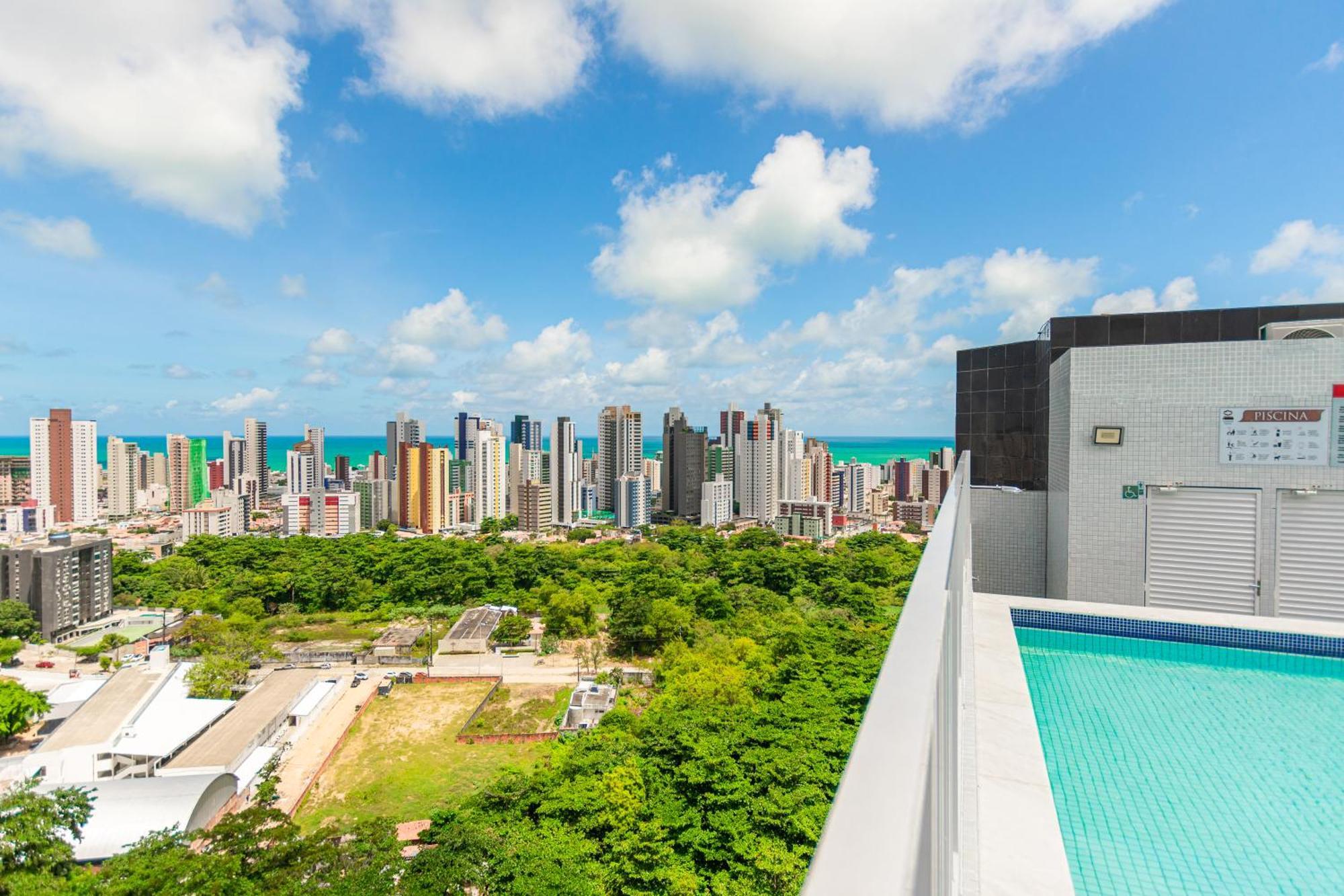 Studio Encantador - Garagem - Piscina Na Cobertura João Pessoa Exteriör bild